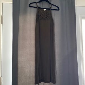 Medi dress, olive green. No stains or blemishes